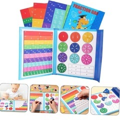 知育おもちゃ 数字 数学 知育玩具 分数 ホワイトボード カラフル 子供 幼児 小学生 プレゼント 恐竜 オモチャ カバ おもちゃ ギフト 塗り絵 子供 思考力 色形認知 男の子 女の子 カラフル 子供 幼児 小学生 プレゼントの画像