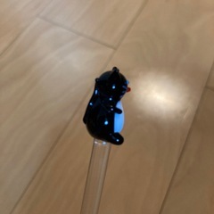 猫　ガラス　マドラーの画像