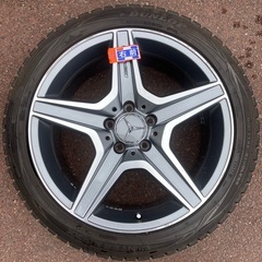 ベンツC200 AMG18インチ ホイール付きスタンドレスタイヤ