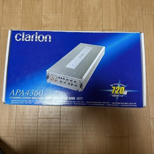 クラリオンClarionAPA4360アンプオーディオスピーカー (デイウォーカー 