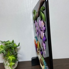 ハンドメイド押絵　おしどり夫婦と藤の花の画像