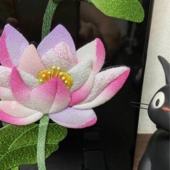 ハンドメイド押絵　衝立蓮の画像