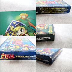Nintendo　ゼルダの伝説　神々のトライフォース＆4つの剣　ゲームボーイアドバンス　ソフト　AGB-P-AZLJ　GBA　ゲーム　任天堂の画像
