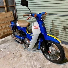 【送料無料！エンジンフルOH】新品キタコ75ccボアアップ　ハイカム仕様　モリワキカラー　外装2パターン有り  リトルカブの画像