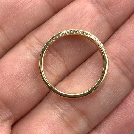 WISH UPON A STAR ウィッシュアポンアスター　K18 スターダイヤ　リング　3.5g