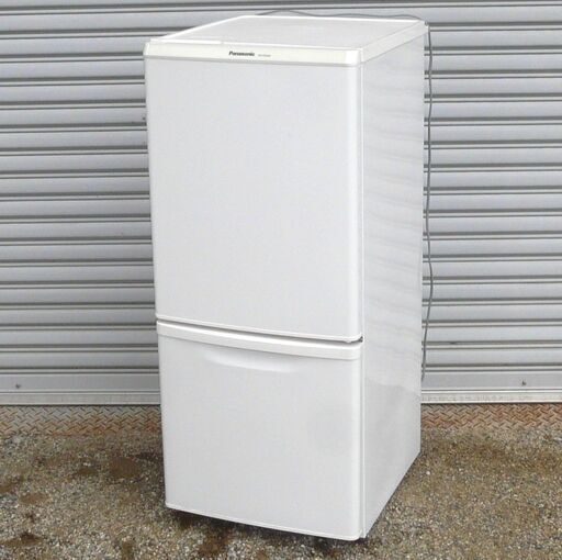 配達先決定　設置・無料配達します一人暮らし用美品2013年製Panasonic138L冷凍冷蔵庫NR-TB146W-HG