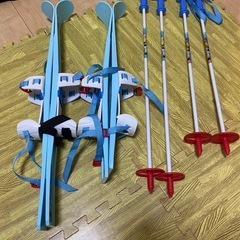 子供用パンダデザインスキーセット