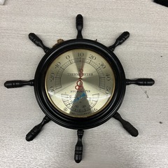 ☆値下げ☆　K2503-374 配送不可 湿度計 操舵輪 レトロ...