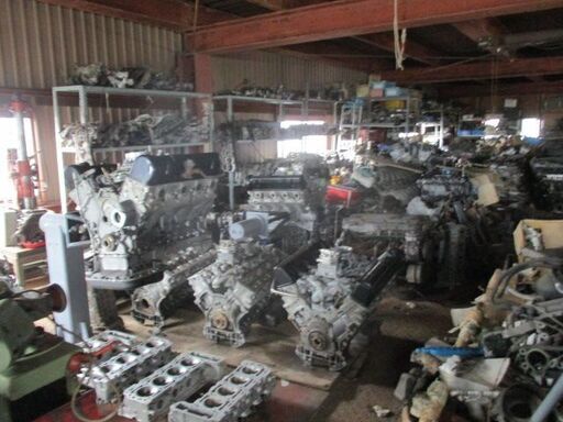 Mベンツエンジン専門工場-117-V8リペア-済みエンジン塔載