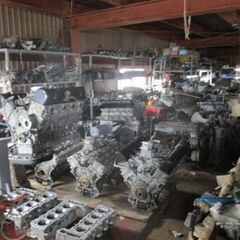 Mベンツエンジン専門工場-117-V8リペア-済みエンジン塔載
