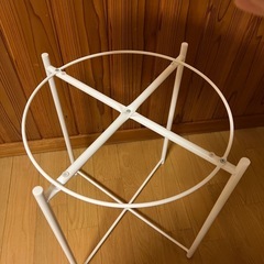 IKEA GLADOM グラドム トレイテーブル, ホワイト, 45x53 cm の画像