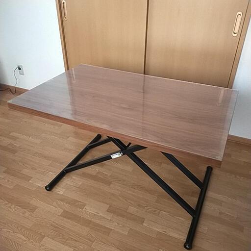 ニトリ　昇降テーブル　アクティブ2　ウォルナット
