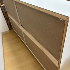 ディノス　カウンター下引き戸収納　幅150cmの画像