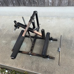 バイク用タイヤチェンジャー手動式ビード落とし
