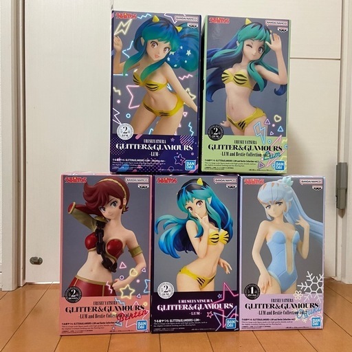 うる星やつら フィギュア5体セット  GLITTER GLAMOURS