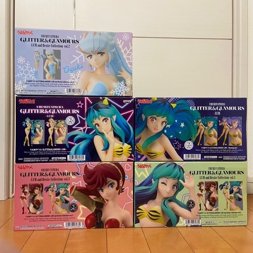 うる星やつら フィギュア5体セット  GLITTER GLAMOURS