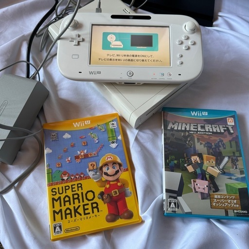 WiiU マイクラ　マリオメーカー　セット