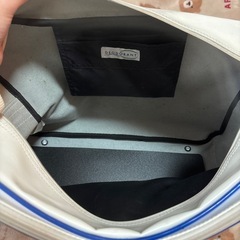 asics エナメルスポーツバッグ 排球 ホワイトの画像