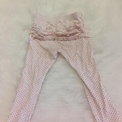 プチバトー　 フリル付きパンツ　80