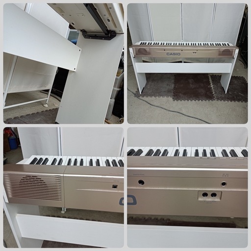 [F1869] CASIO　カシオ　電子ピアノ　Privia  PX-160GD  外形寸法　幅1320㎜  奥行き290㎜  高さ7