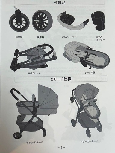 even floのベビーカーとチャイルドシート