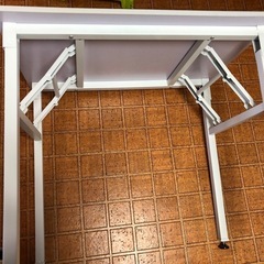 折りたたみテーブルホワイト机美品白