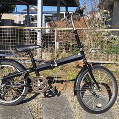 黒の折り畳み自転車お譲りします。