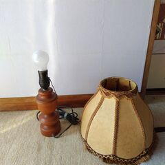 レトロな卓上照明器具₍中古品）