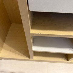 【宮城県内お届けします】ランドセルラック　Halo2 ホワイト　学習机　の画像