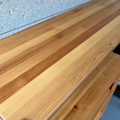 木製シェルフ(ナチュラル/高さ調整可)の画像