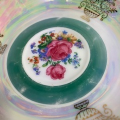 ☆値下げ☆A2503-562 TK Lovely pearl カップ&ソーサー 2客 バラ売り不可 色はげ キズ スレありの画像