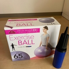 バランスボール、ストレッチポール、空気入れ、3点セット値下げ‼️
の画像