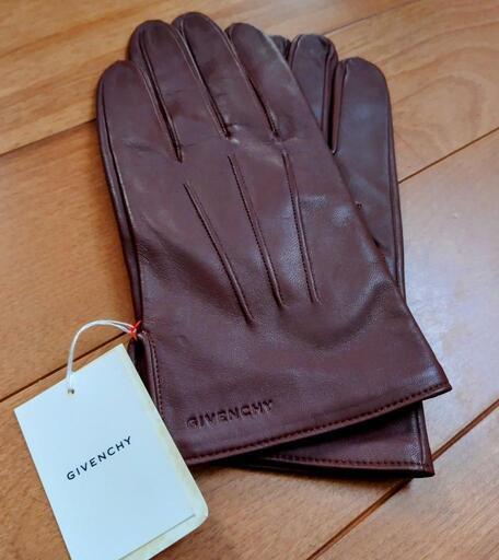 百貨店福袋 ジバンシィ 新品未使用 GIVENCHY ラムレザー メンズ 羊革 手袋 小物