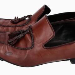 Berluti 本高級革 アマルフィ タッセルローファー/10 ブラウン メンズの画像