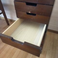 ９段　高級　書類　書類棚　収納棚　木製　引き出し　昭和　レトロ　チェスト　キャビネット　配達　設置の画像