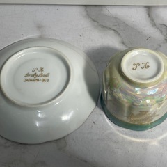 ☆値下げ☆A2503-564 TK Lovely pearl カップ&ソーサー バラ売り不可  色はげ キズ スレありの画像