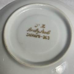 ☆値下げ☆A2503-564 TK Lovely pearl カップ&ソーサー バラ売り不可  色はげ キズ スレありの画像