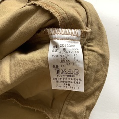 【美品！】レディース　ストレッチパンツ　Mサイズ　64-91 チノパン風　ブラウン　伸縮の画像