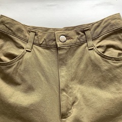 【美品！】レディース　ストレッチパンツ　Mサイズ　64-91 チノパン風　ブラウン　伸縮の画像