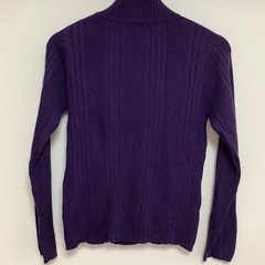 【美品！】長袖　ニット　トップス　伸縮性　前ボタン付き　3シーズン　フリーサイズの画像