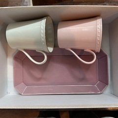 アフターヌーンティー マグカップ プレート ペアセット 2019年製の画像