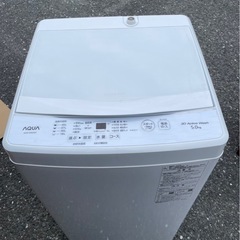 AQUA  5キロ  洗濯機