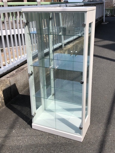 (ジM-354)ガラスケース4段 ショーケース コレクションケース 飾り棚 ¥8,800(税込み)