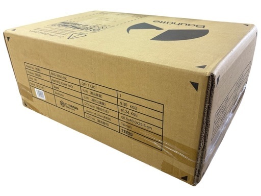 NO.2295【未開封品】Bauhtte バウヒュッテ ゲーム機収納ラック BHS-380G-BK 収納 家具