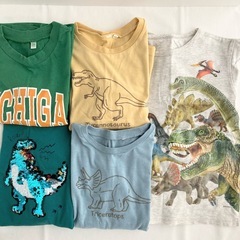 120cm 長袖Tシャツ 5枚 使用感あり
