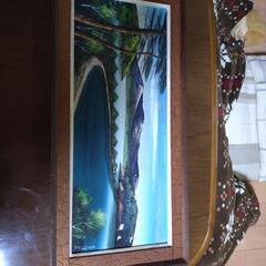 木彫りの熊の絵の画像