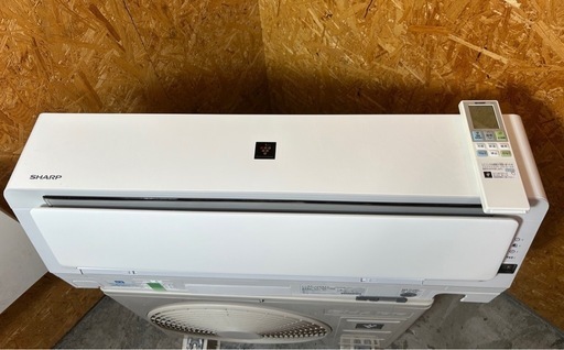 【受取者決定】SHARPエアコン　6畳用  2018年製 自動お掃除機能付き