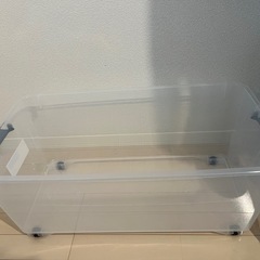 コロ付き収納BOX　衣装ケースの画像