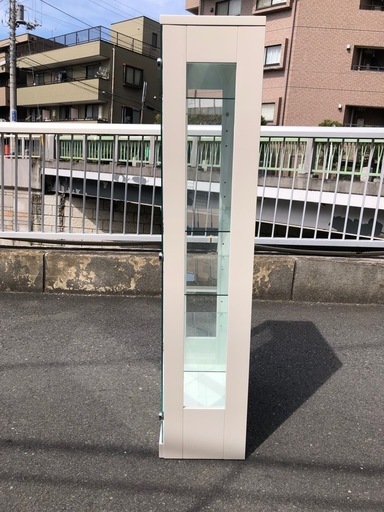 (ジM-355)ガラスケース5段　コレクションケース　ディスプレイ　飾り棚 ¥11,000(税込み)