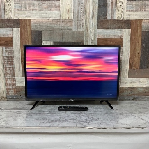 即日受渡❣️ハイセンス32型液晶テレビWチューナー新品リモコン付き11500円